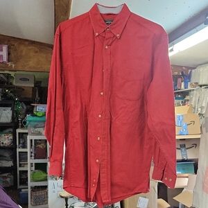 Saddlebred Mefium Classic Red Button-Down Shirt